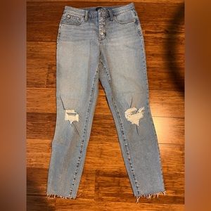 Jcrew 10” high rise skinny jeans